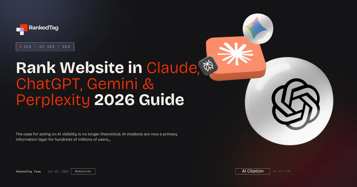 Rank Website in Claude, ChatGPT, Gemini & Perplexity 2026 Guide