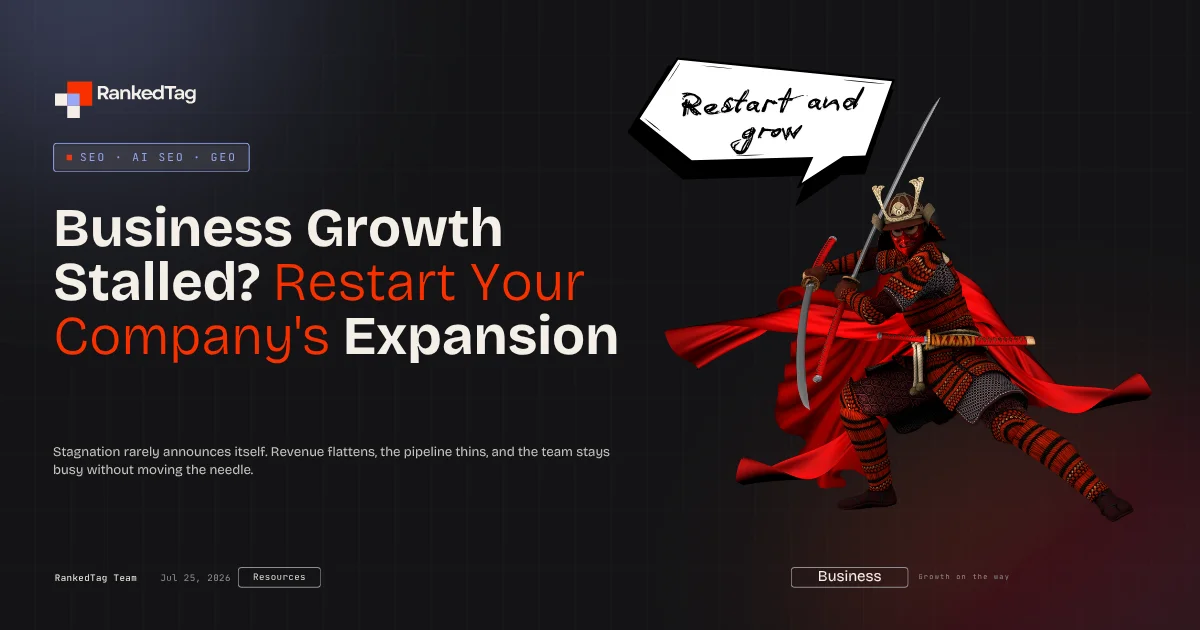 Business Growth Stalled? Restart Your Company's Expansion