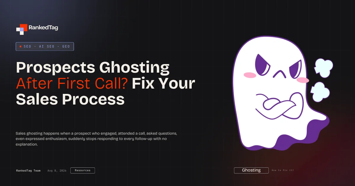 Prospects Ghosting After First Call? Fix Your Sales Process